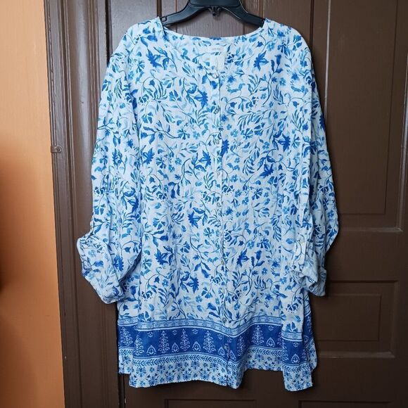Joie 100% Linen Button Down Women's Top Size 2X - Picture 2 of 13
